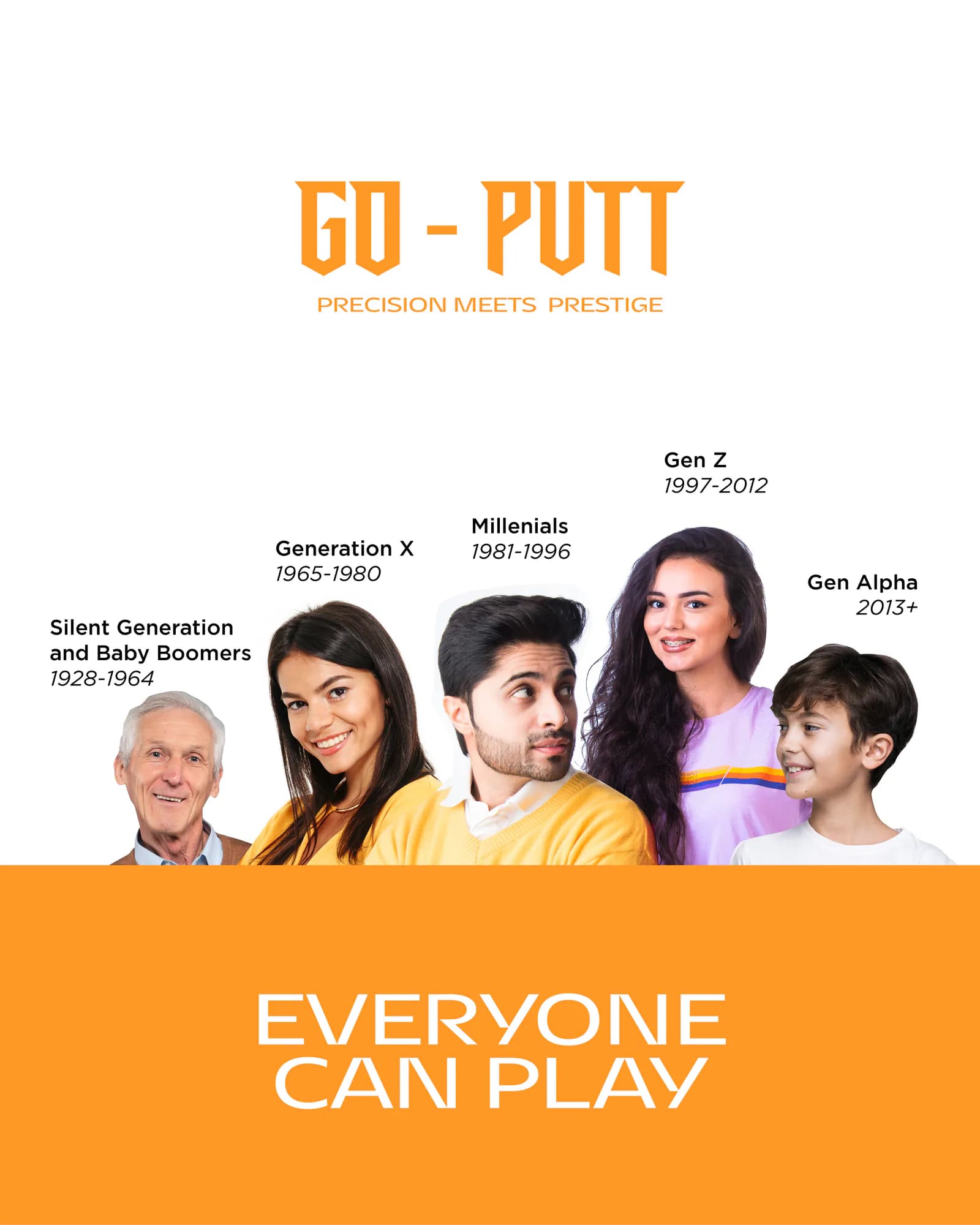 Campaign post showing the venue is built for every generation