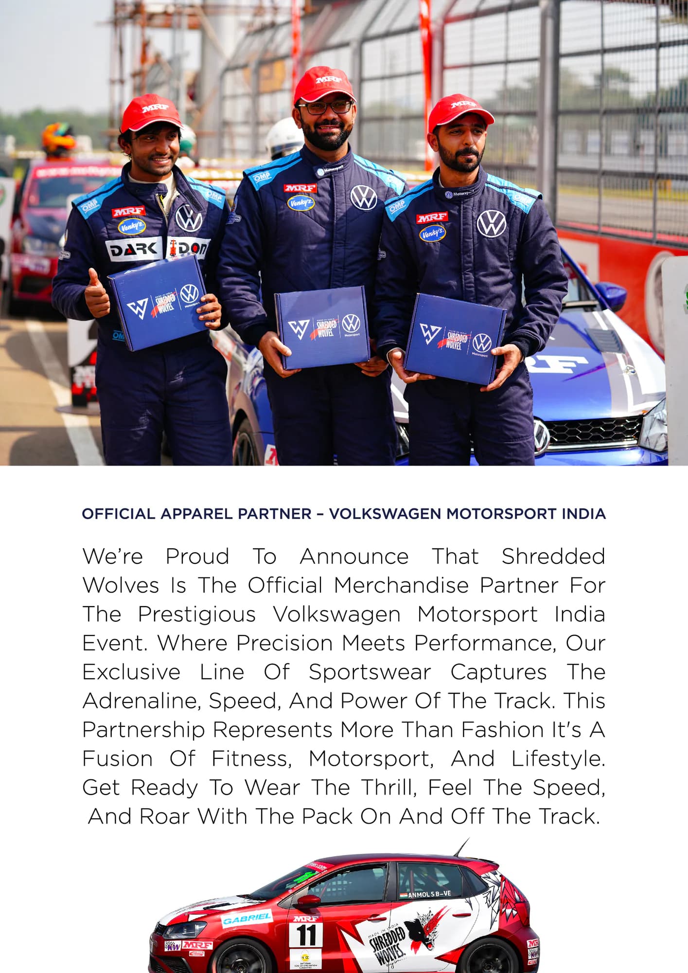 Brand book page setting out the collaboration in full