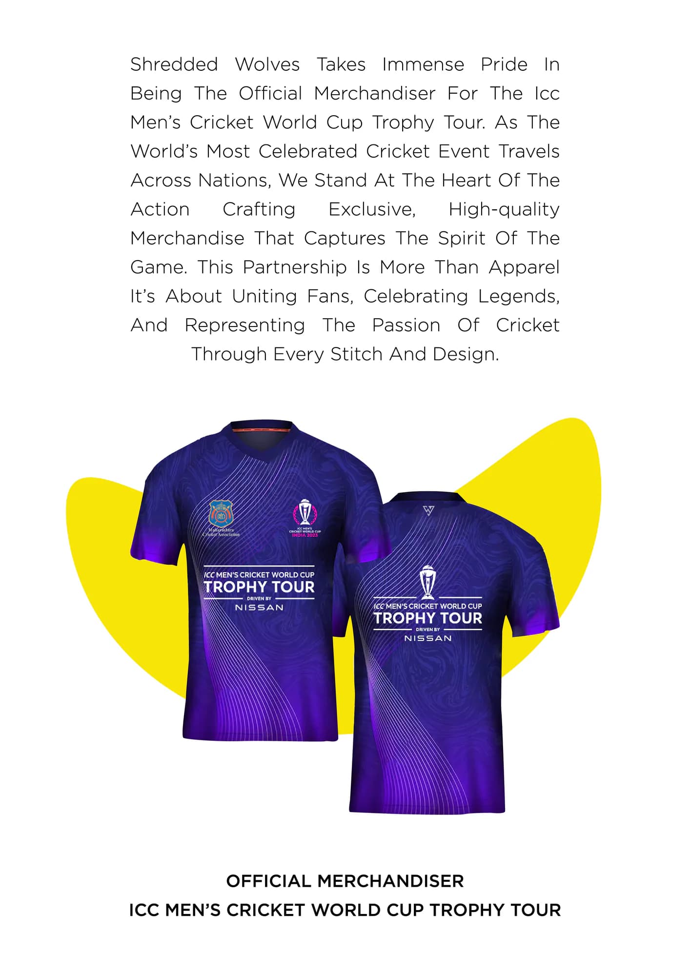 Brand book spread showing printed merchandise jerseys